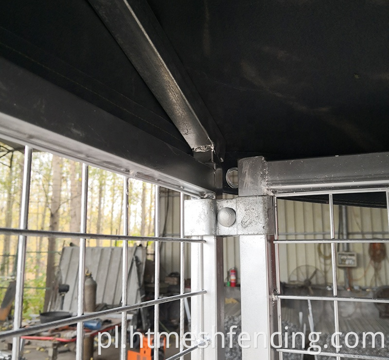 Kennel piesek Outdoor ciężka spawana klatka pieska CAGE CALVANISED DOG HOUSE